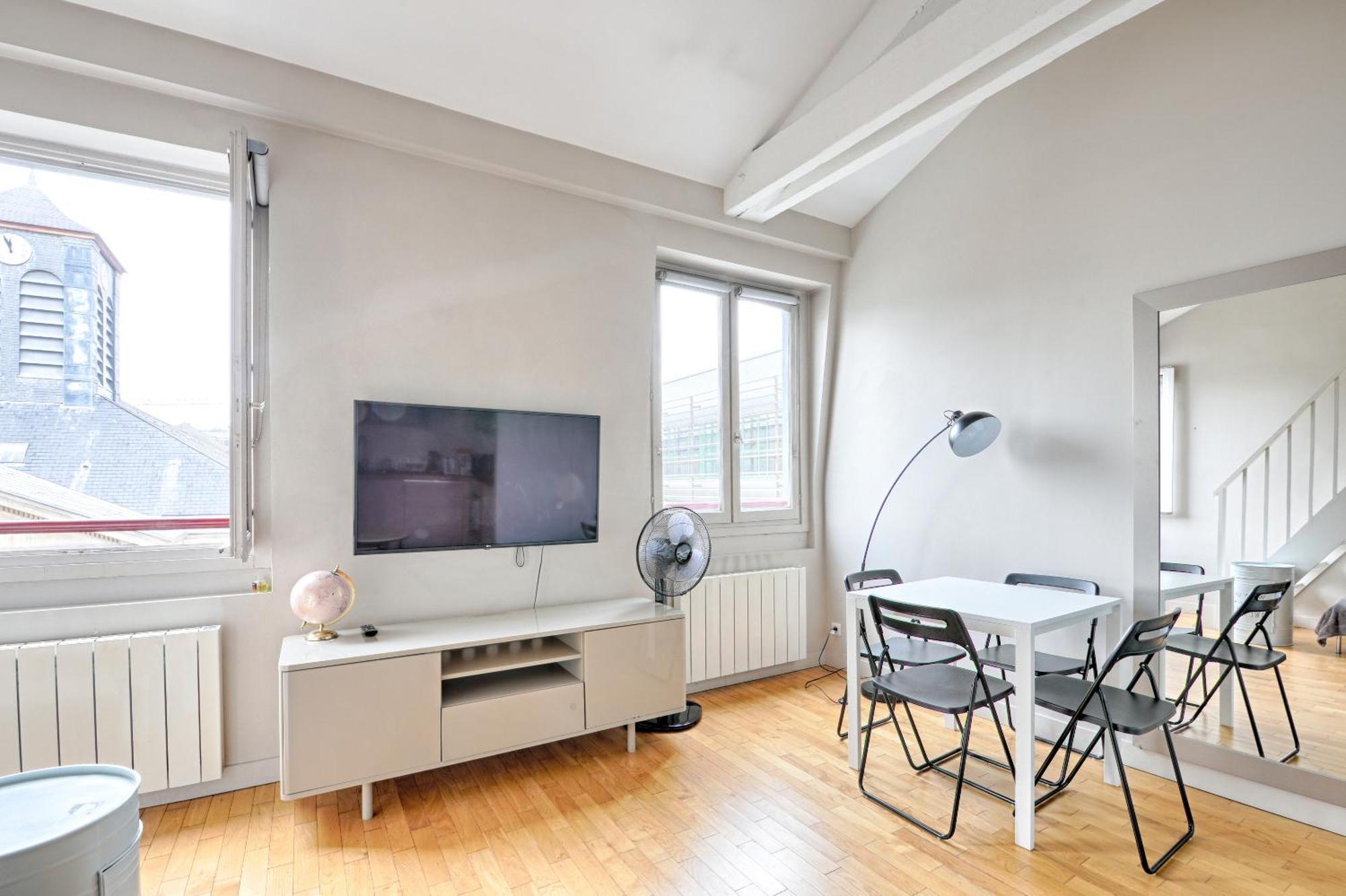 Apartamento St Dom Face - Vue Tour Eiffel París Exterior foto