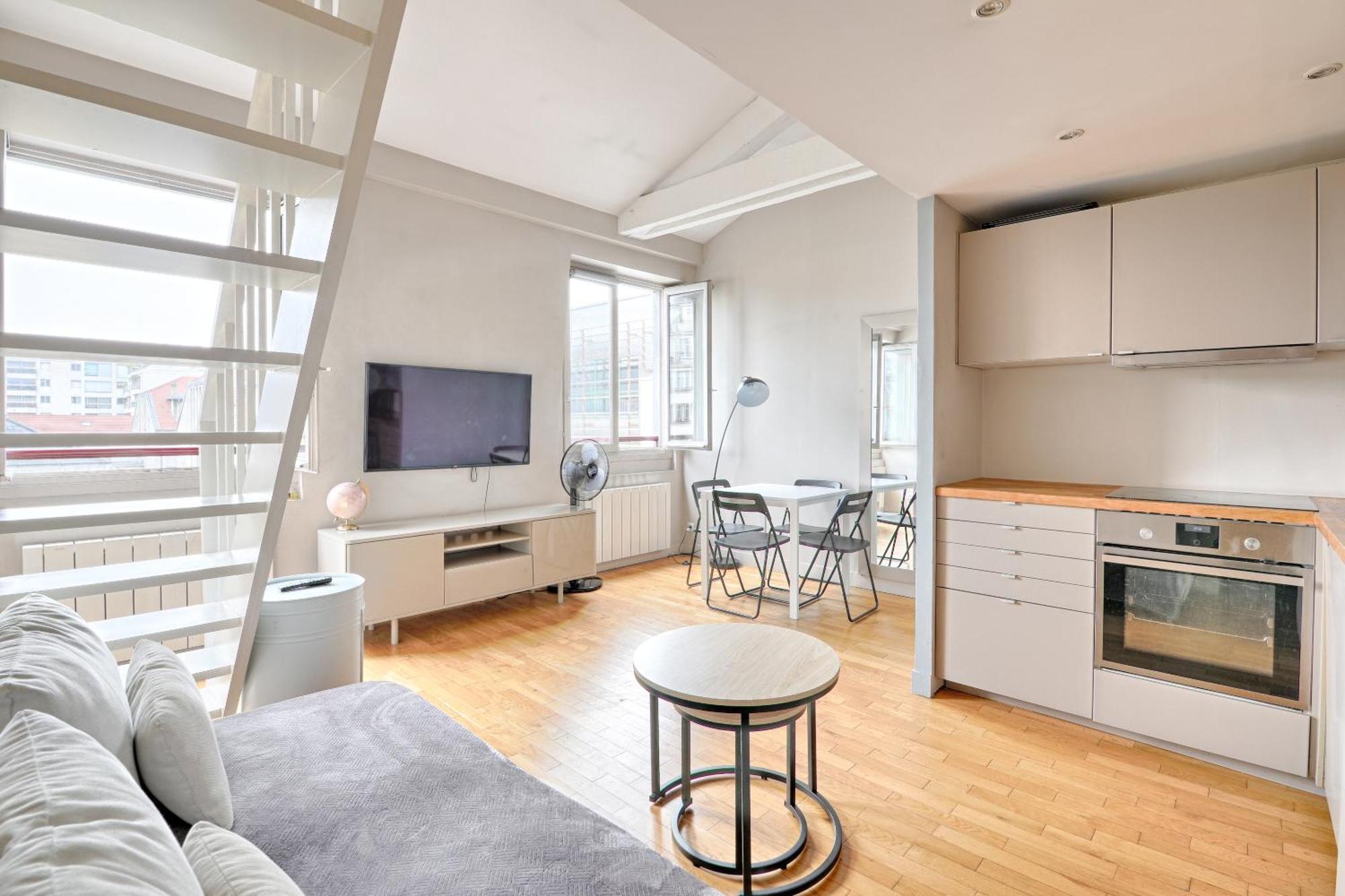 Apartamento St Dom Face - Vue Tour Eiffel París Exterior foto